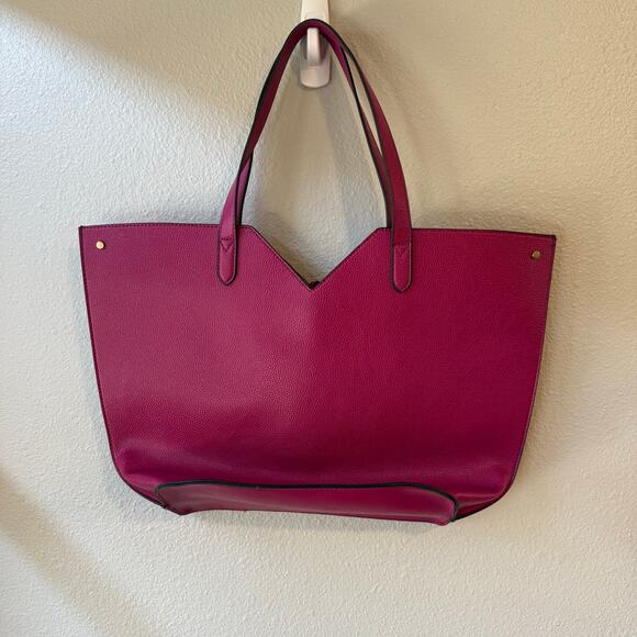 Neiman Marcus Pink Tote Bag Tassels - Picture 3 of 8